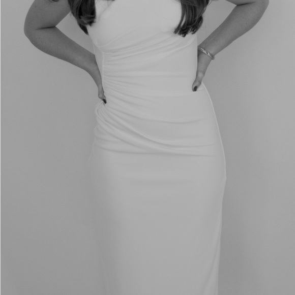 Zara White Sleeveless Dress - Picture 2 of 5